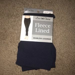Fleece lined seamless leggings